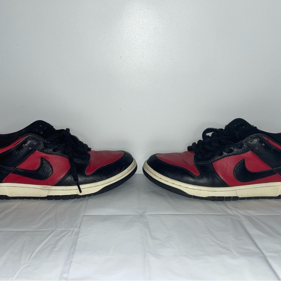 Nike Dunk Low varsity red black (2010) no box rare collection shoes - Picture 16 of 16
